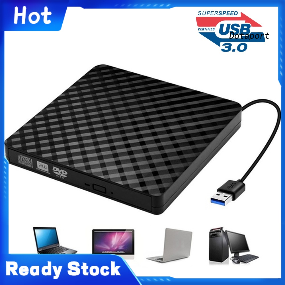 Ổ Đĩa Quang Cd-Rom Dvd-Rw Vcd Kết Nối Usb 3.0 Cho Máy Tính