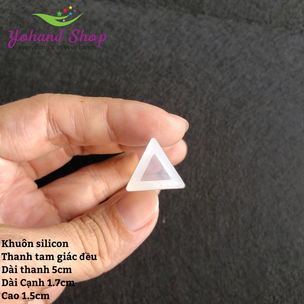 Khuôn silicon - resin - thanh tam giác