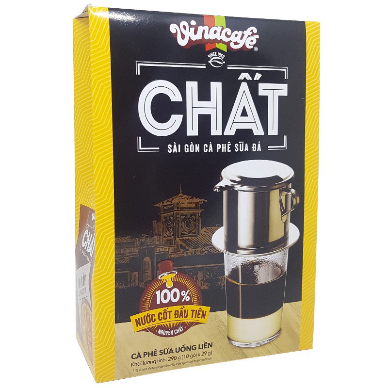 Cà Phê Sữa Uống Liền Vinacafé Chất Hộp 290g (10 Gói X 29g)ngon rẻ