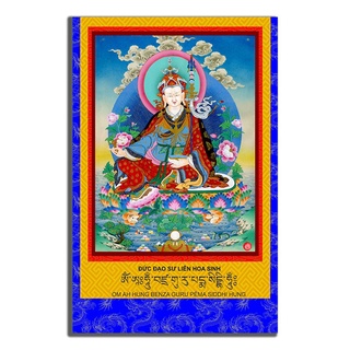 Tranh phật đạo sư liên hoa sinh, tranh thờ phật vst-44