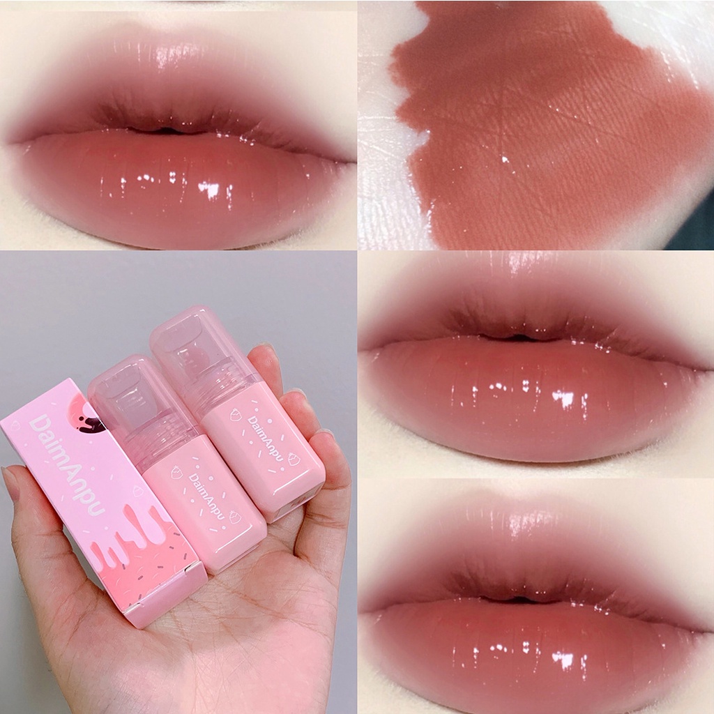 Son bóng Daimanpu vỏ hồng cấp ẩm màu sắc tôn da Candipop