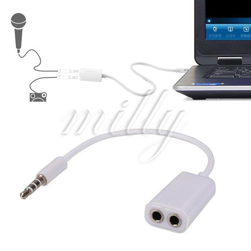 Đầu chia 2 cổng âm thanh 3.5mm
