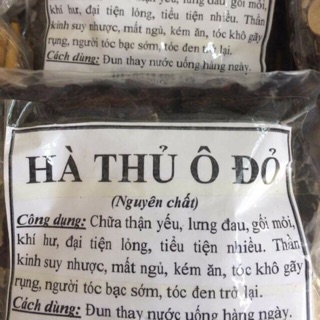 HÀ THỦ Ô ĐỎ CHẾ ĐỖ ĐEN