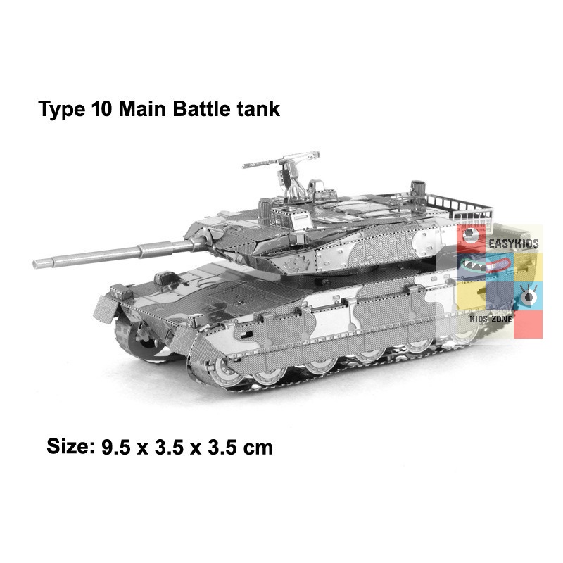Mô Hình 3D Xe Tăng Chiến Đấu World War II làm bằng kim loại