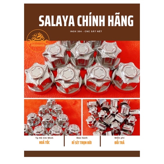 [Mã LIFEAU5SALE giảm 20k đơn 50k] Tán salaya đầu bít 8ly-10ly-12ly-14ly