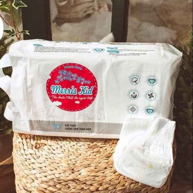 Combo 50 miếng bỉm dán merisskid size S, M