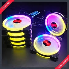 Quạt Tản Nhiệt, Fan Case Coolmoon M1,V1,Y1,Y2 Led RGB, Quạt Làm Mát Máy Tính