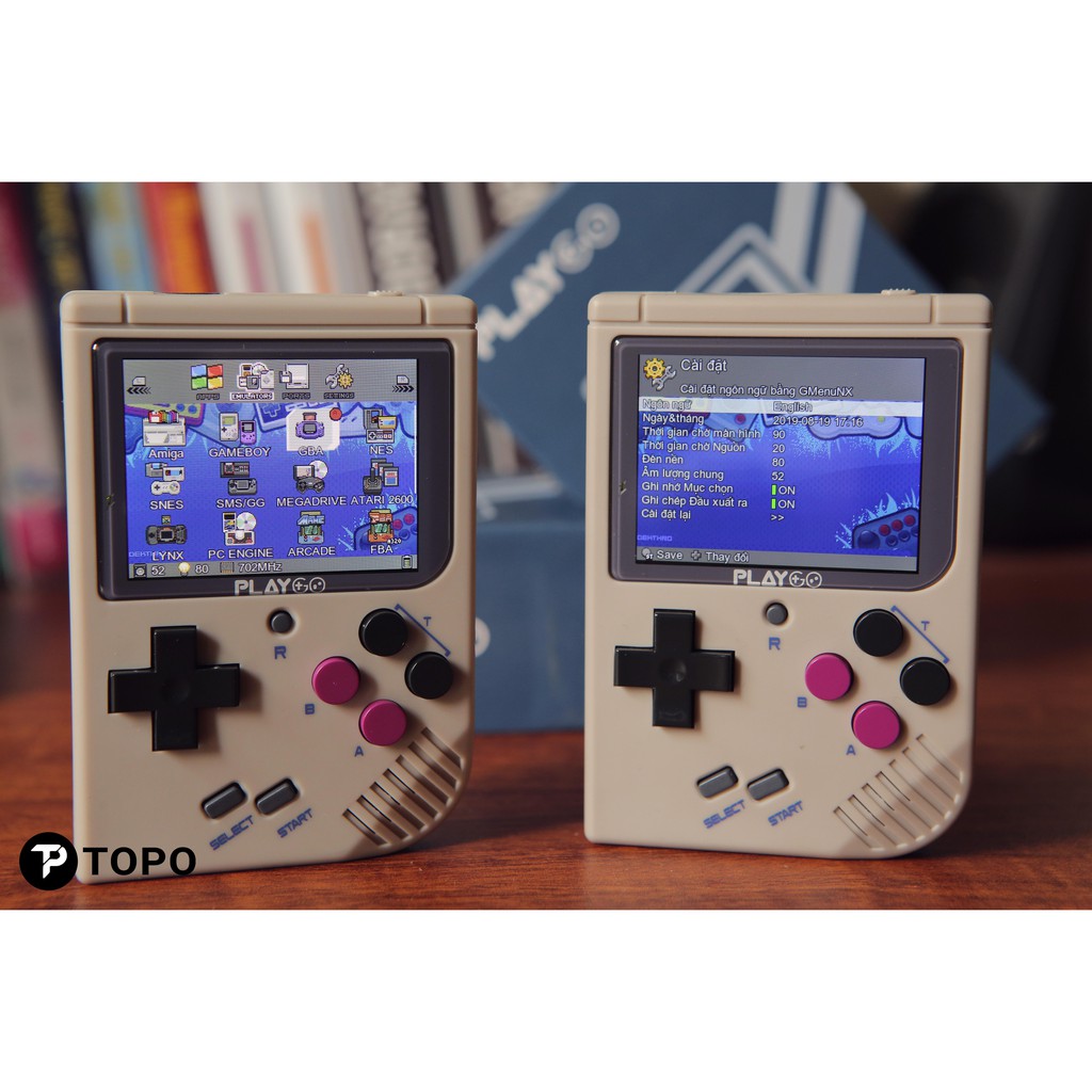 Máy chơi game PlayGo - Giả lập 12 hệ game Retro, màn hình 2.5 inch IPS | WebRaoVat - webraovat.net.vn