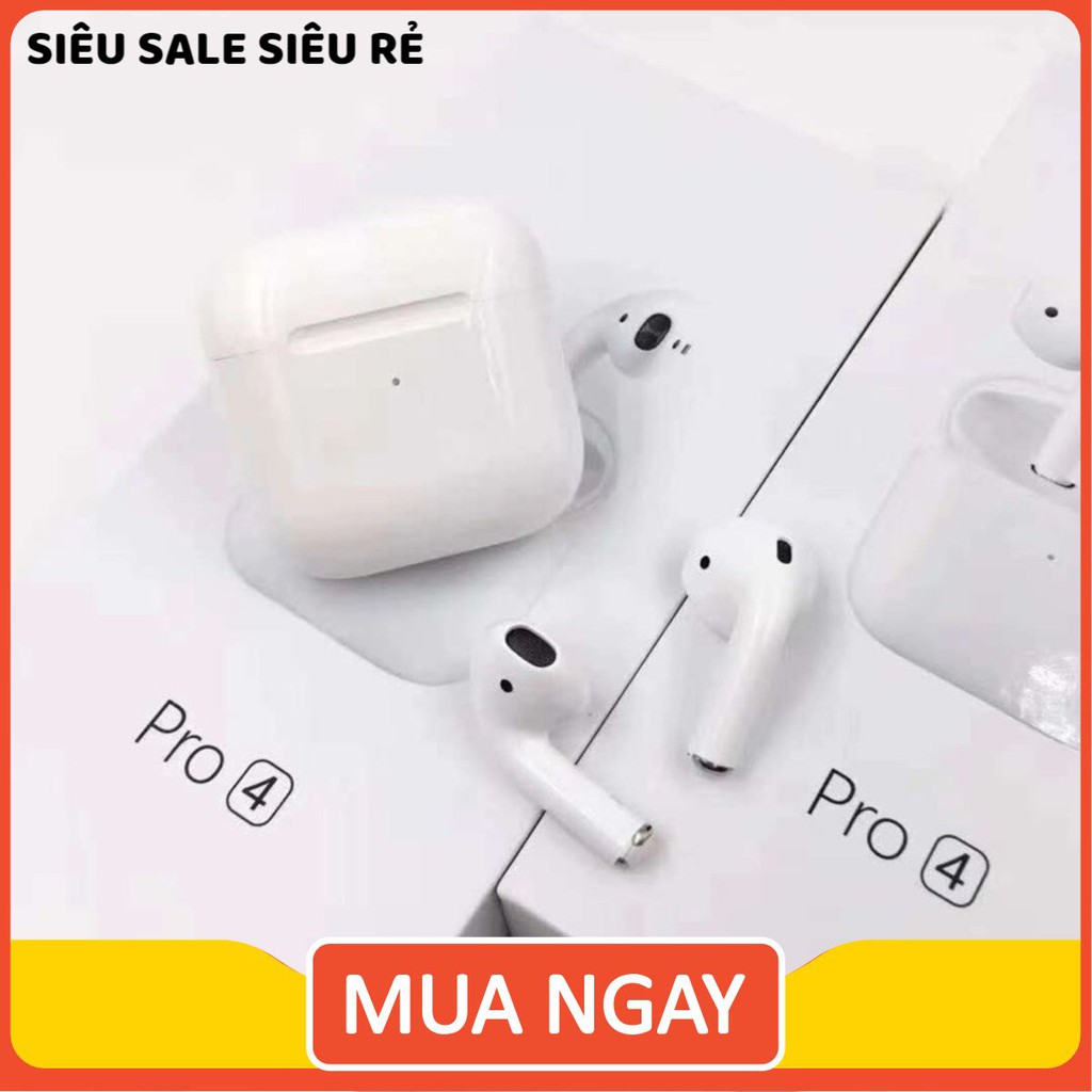 Tai nghe Bluetooth Không Dây Pro 4 Nhét Tai, Đẹp như Airpod Pro pazter.shop01