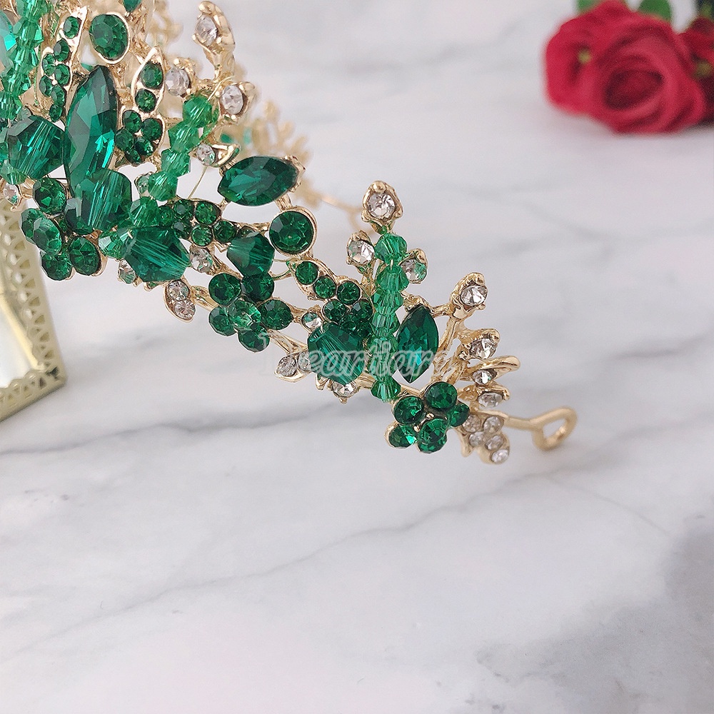 Cài Tóc Hình Vương Miện Đính Đá Thời Trang