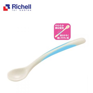 Thìa ăn cháo (xanh lơ) Richell Nhật