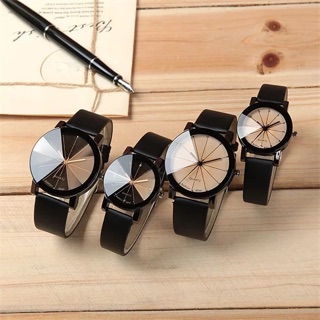 đồng hồ đôi nam nữ Unisex dây da QUARTZ