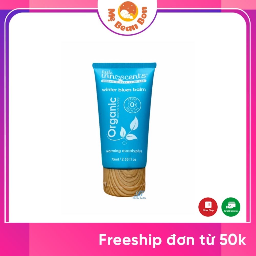 Dầu Ấm Ngực Cho Bé Oganic Úc Tuýp 75 ml Giúp Giữ Ấm Ngực Mùa Đông Cho Bé Từ Sơ Sinh