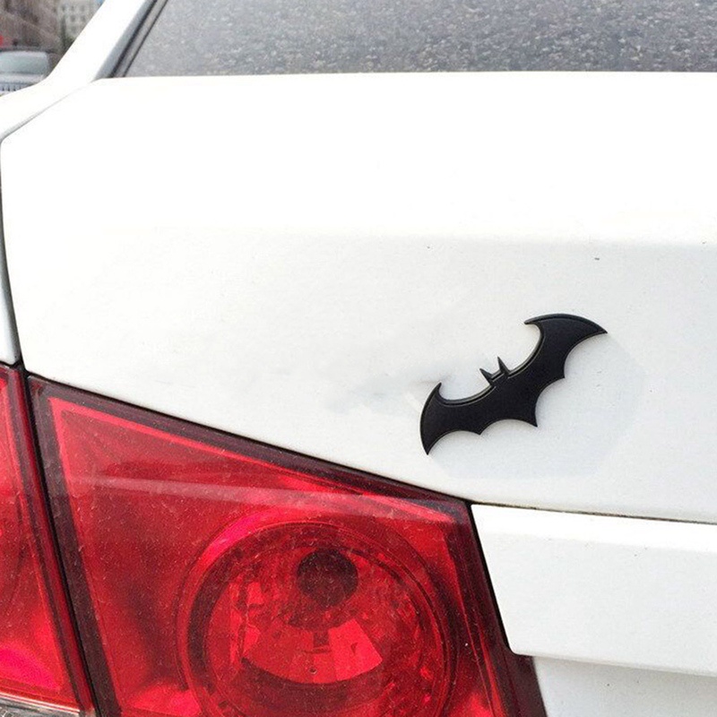 Decal DáN Trang Trí HìNh Batman 3D BằNg Kim LoạI Cho Xe Hơi / Xe MáY