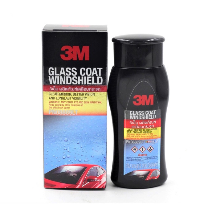 Chai dung dịch chống bám nước trên kính xe Windshield 08889 LT 200ml-chính hãng 3M