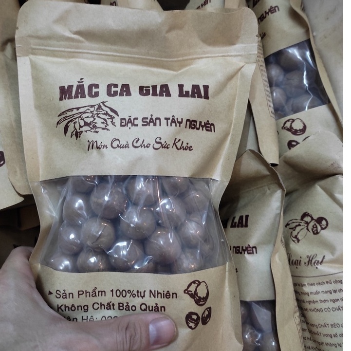 Hạt Macca Tách Vỏ 500gr Mac ca Sấy Thực Phẩm Dinh DưỡngThực Dưỡng Mắc Ca ANANFOODS - MACCA500GR