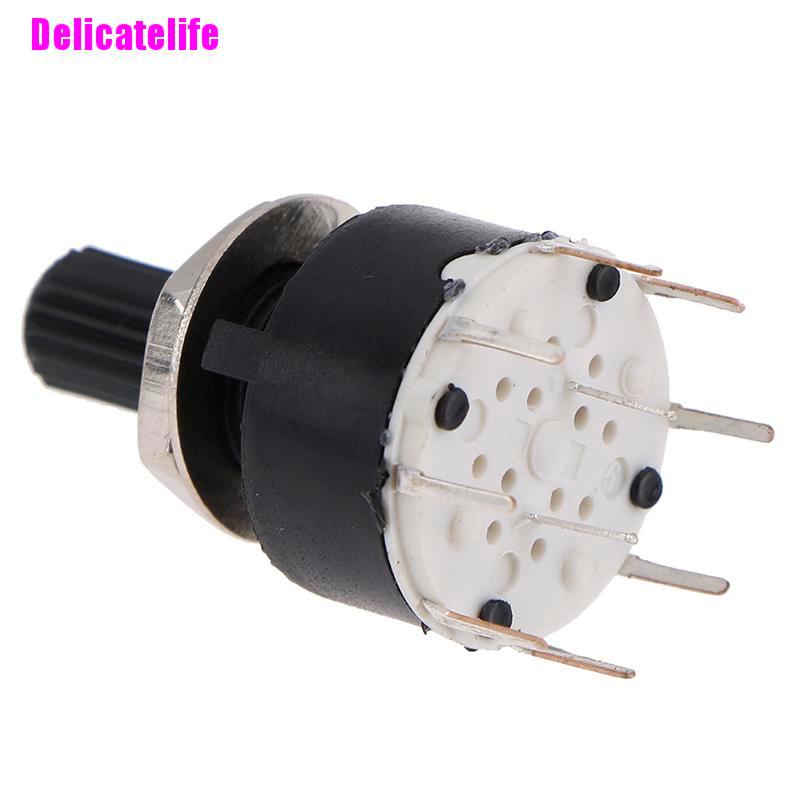 Công tắc vặn 2 cực 1 ống 3 4 5 6 8 vị trí SR16MM
