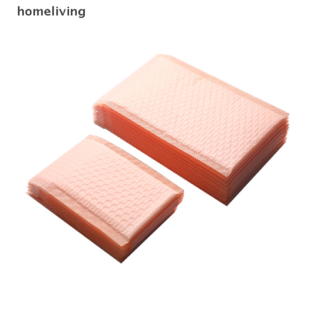 10 Cái phong bì đóng gói bong bóng màu hồng trọng lượng nhẹ tự dán đóng để đồ vật vận chuyển