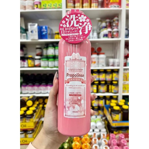 Nước súc miệng Nhật Bản Propolinse người lớn 600ml và trẻ em 400ml Nội địa Nhật