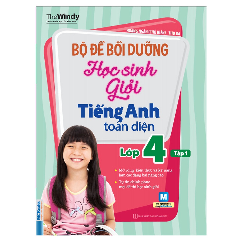 Sách - Bộ Đề Bồi Dưỡng Học Sinh Giỏi Tiếng Anh Toàn Diện Lớp 4 - Tập 1 ( MC )