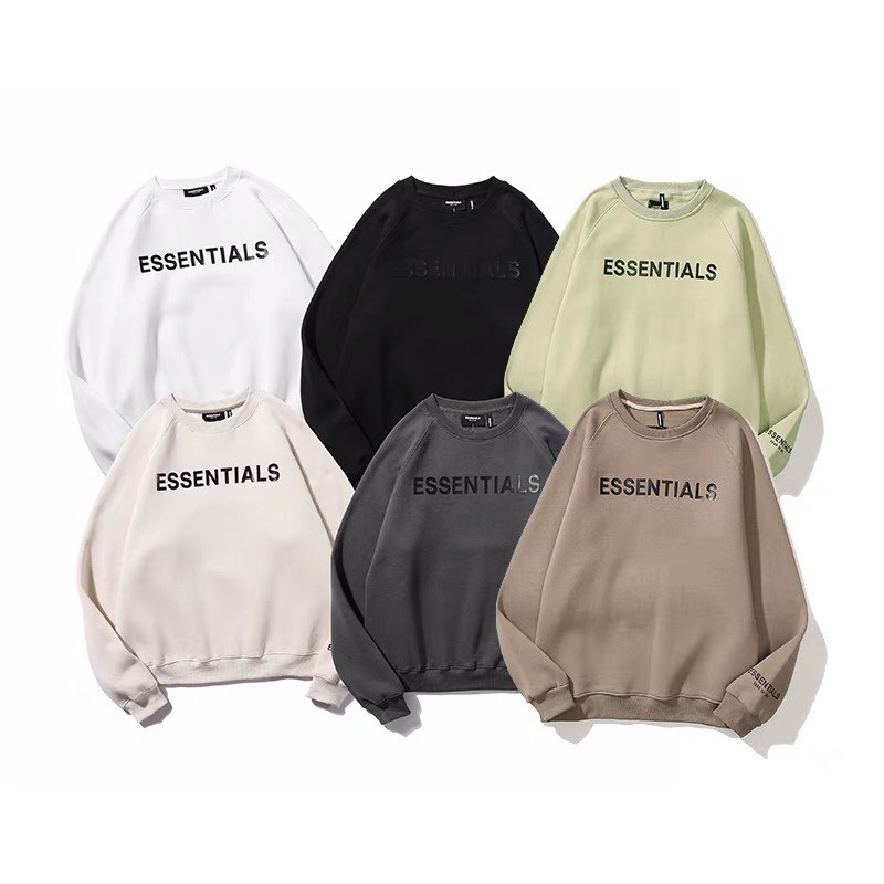 [ HÀNG ORDER ] ÁO SWEATER NỈ BÔNG ESSENTIALS CAO CẤP