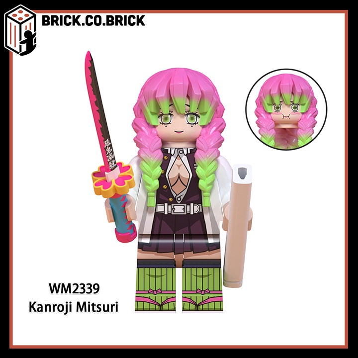 Thanh Guơm Diệt Quỷ Đồ Chơi Lắp Ráp Mô Hình Demon Slayer Xếp hình Minifigure Kimetsu No Yaiba WM6137