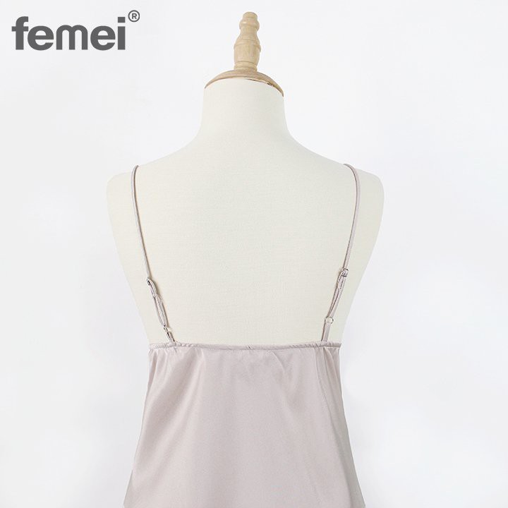 FEMEI - Đầm 2 dây satin DRR001 | BigBuy360 - bigbuy360.vn