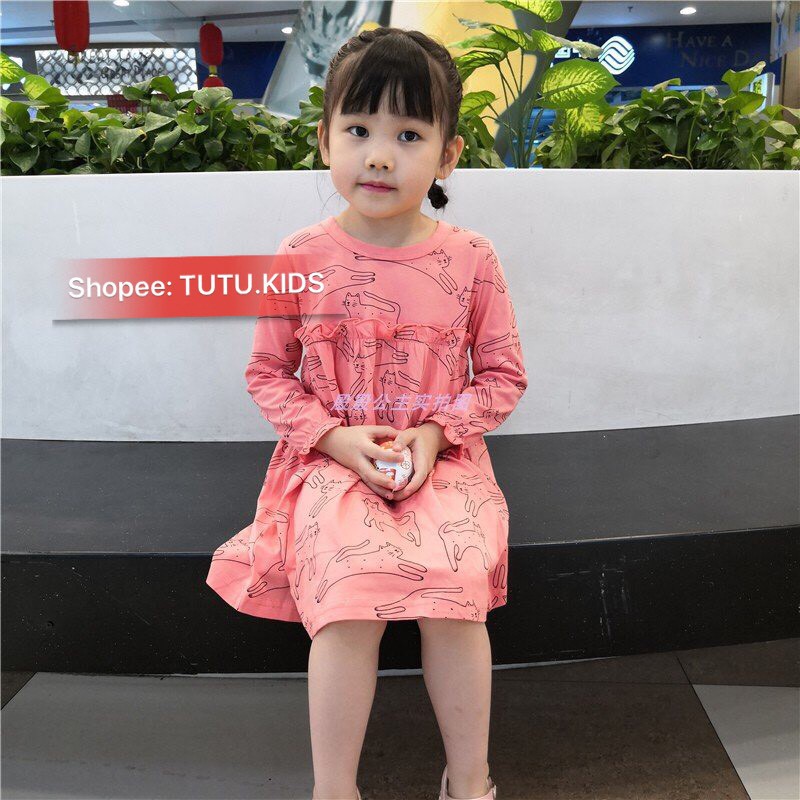 VÁY BÉ GÁI LITTLE MAVEN PHONG CÁCH CHÂU ÂU HỌA TIẾT HOẠT HÌNH NGỘ NGHĨNH SIÊU XINH ĐỦ SIZE 2-6T