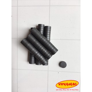 10x3 mm Nam châm Ferrite  - Nam châm đen