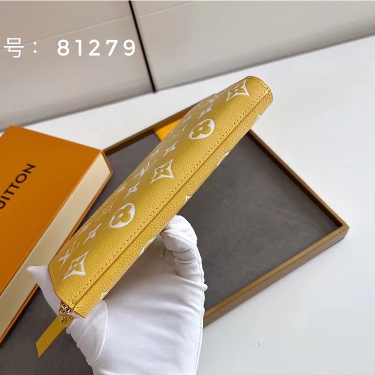 Sẵn sàng giao hàng Ví nữ có dây kéo mới của Louis Vuitton LV có hộp M81279