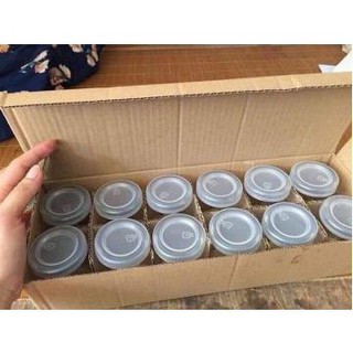 Bộ 12 hũ thủy tinh làm sữa chua ( Giá Tốt )