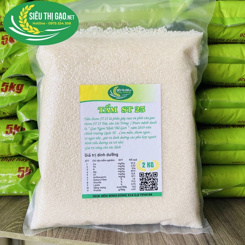 Tấm ST25 túi 2kg hút chân không