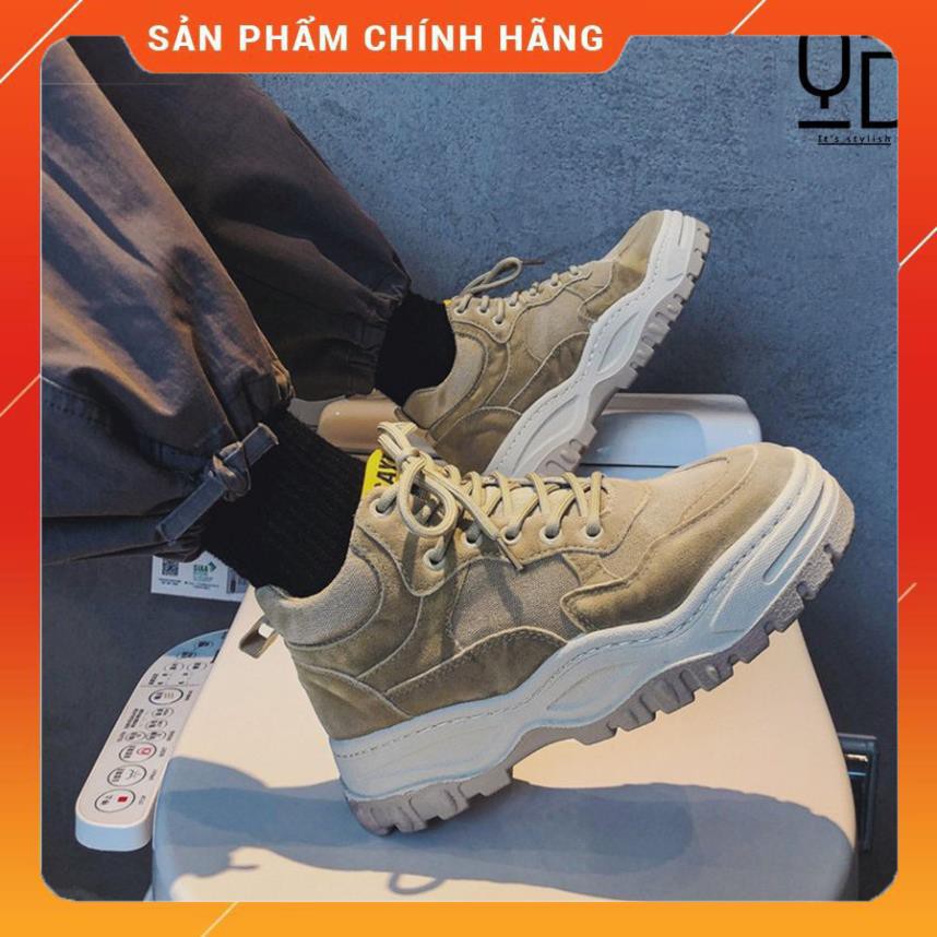 Giày Sneaker Nam Cổ Cao Tăng Chiều Cao - C001