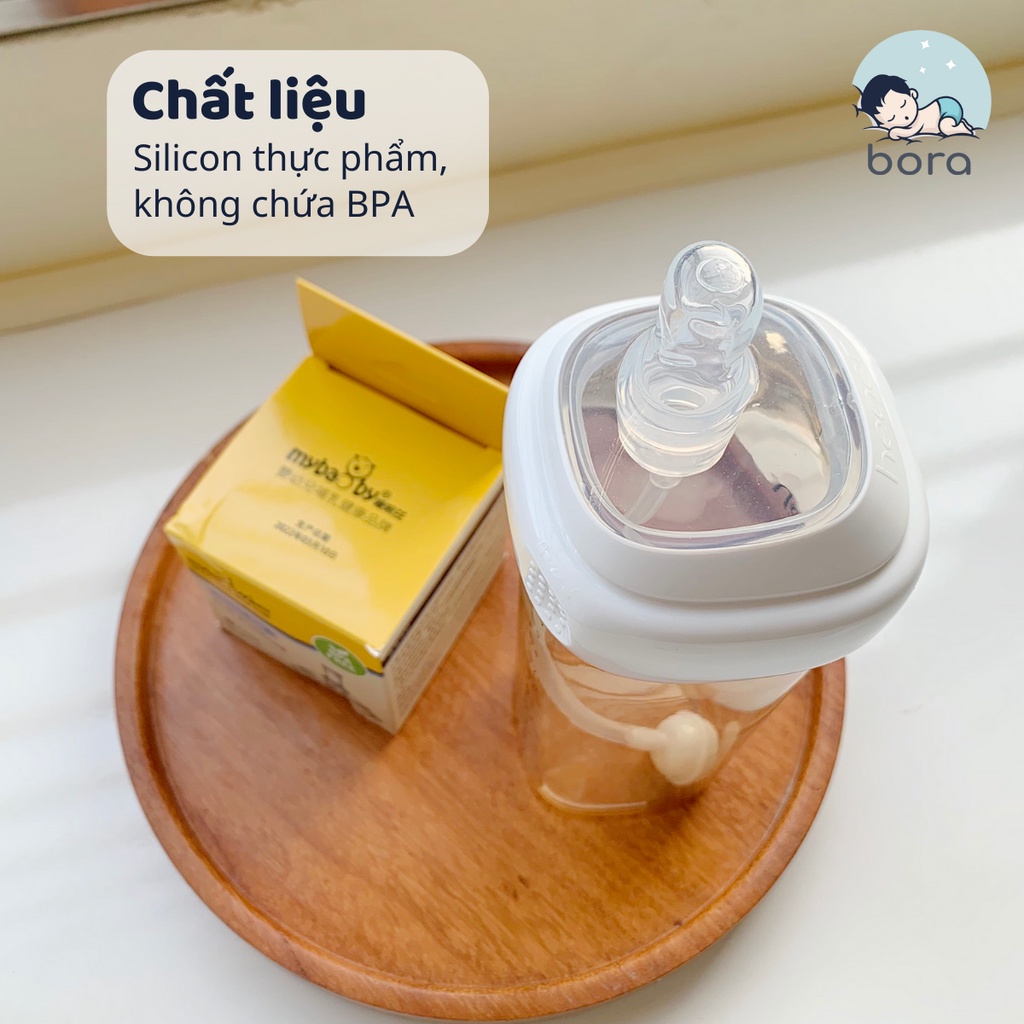 Ống tập hút hút bình sữa, dây ti sữa hoàng gia HG, giúp bé có thể ti bình ở mọi tư thế đứng, ngồi, nằm - My Baby