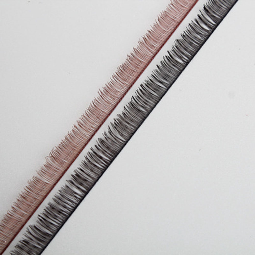 Bộ 5 sợi lông mi giả dài 20cm màu đen/nâu/xám cho búp bê