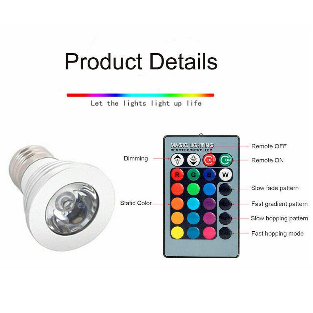GOGOUP Đèn RGB Đổi Màu 16 Màu Mới