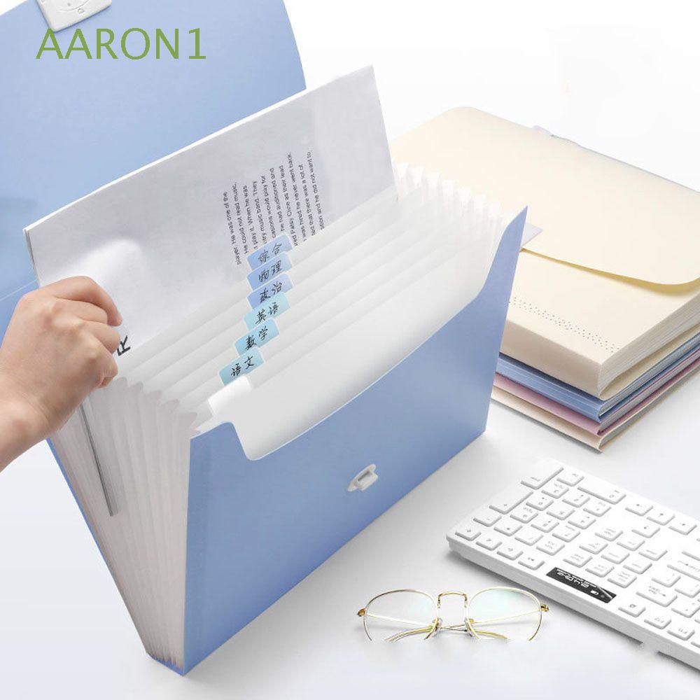 AARON1 5/13 Grids Handheld File Folder School Supplies Filing Products File Folder Organizer Office Supplies Storage Holder Office Document Multi-function Large Capacity Organ Box Bag/Multicolor