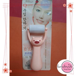 Cây lăn massage nâng cơ mặt gấu mini