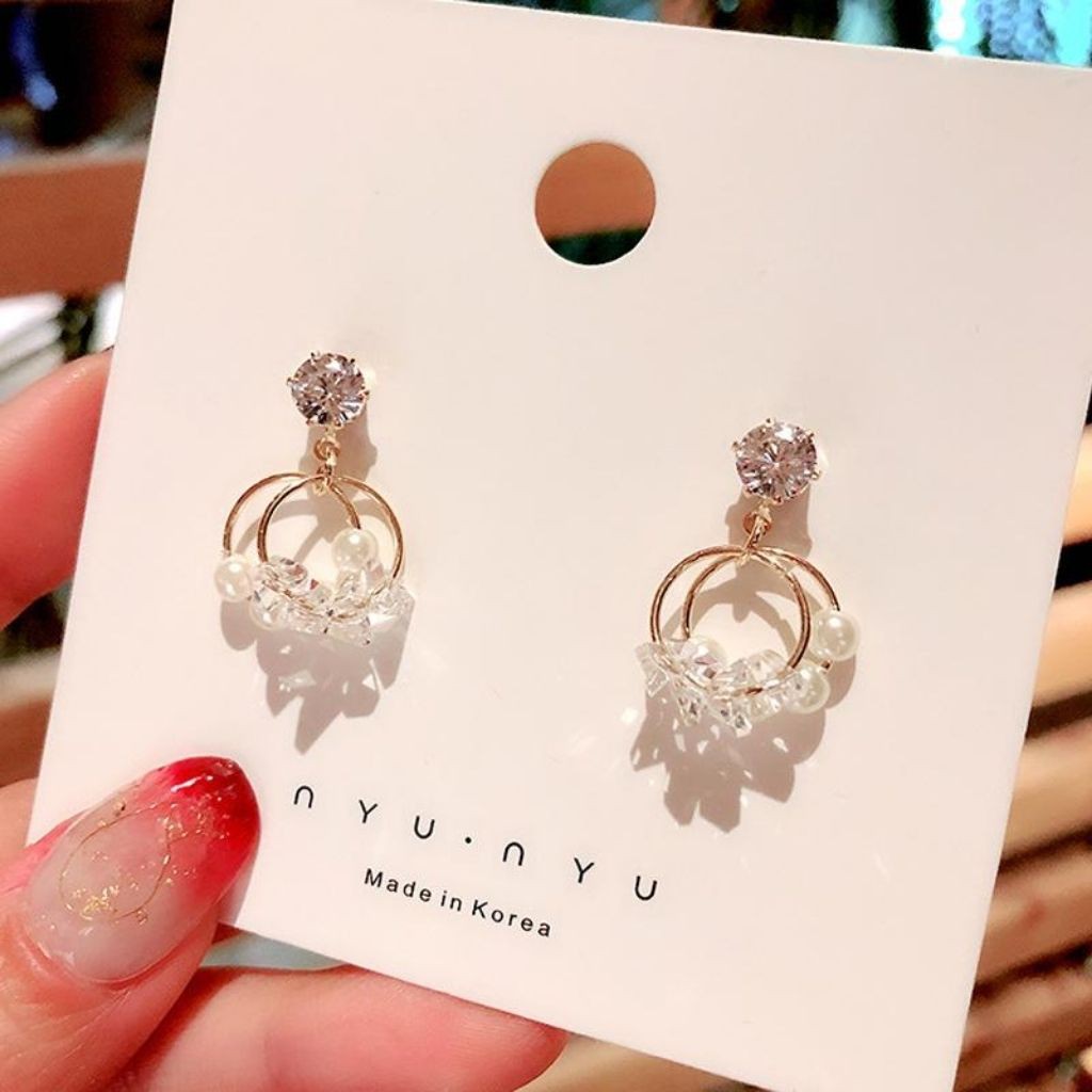 Bông Tai Đính Hạt Siêu Xinh KR 290