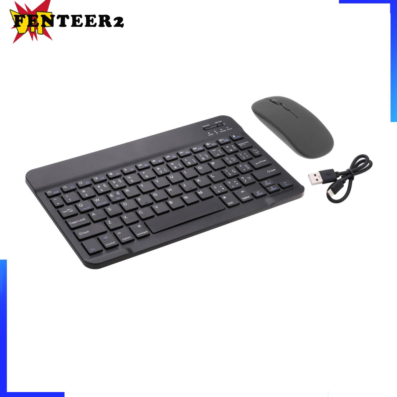 (Fenteer2 3c) Bàn Phím Bluetooth 78 Keys Portugue Cho Laptop