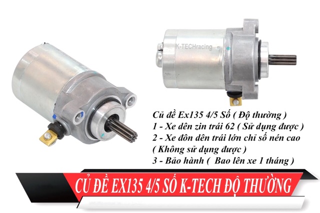 Củ đề độ ex 135 4 số 5 số ktech v2