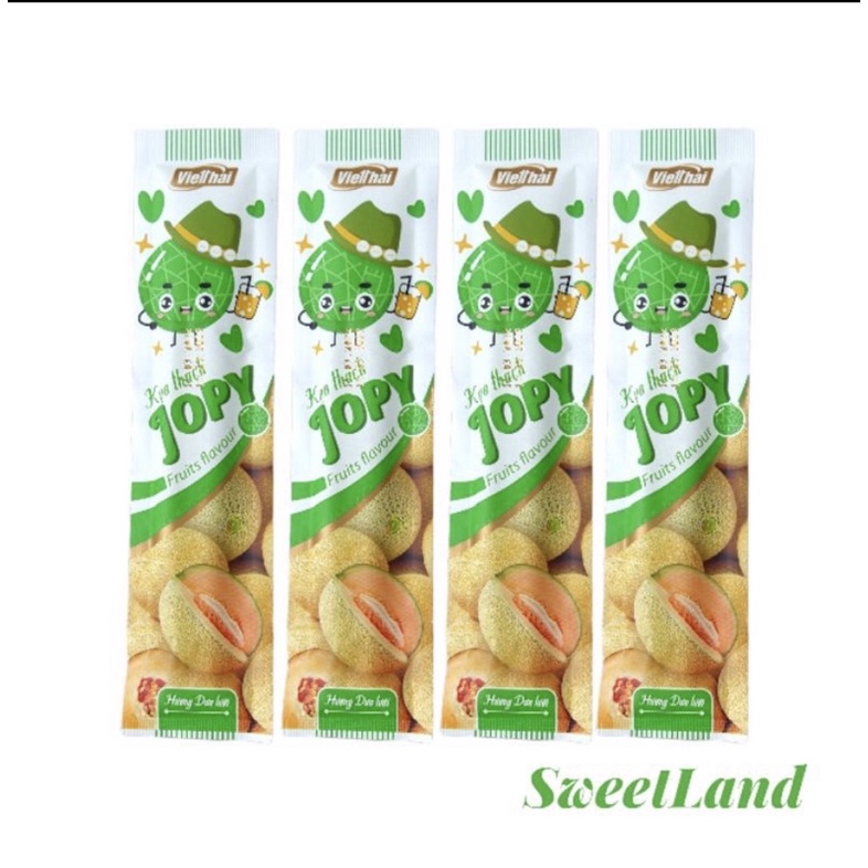 Kẹo Thạch trái cây JOPY Việt Thái túi 24 thanh 770g