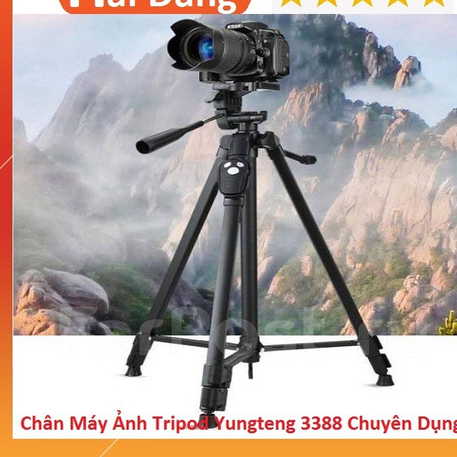 Chân Máy Ảnh Tripod 3388  - Giá Đỡ Bluetooth Cao Cấp Chuyên Dùng Cho Điện Thoại Camera, máy ảnh