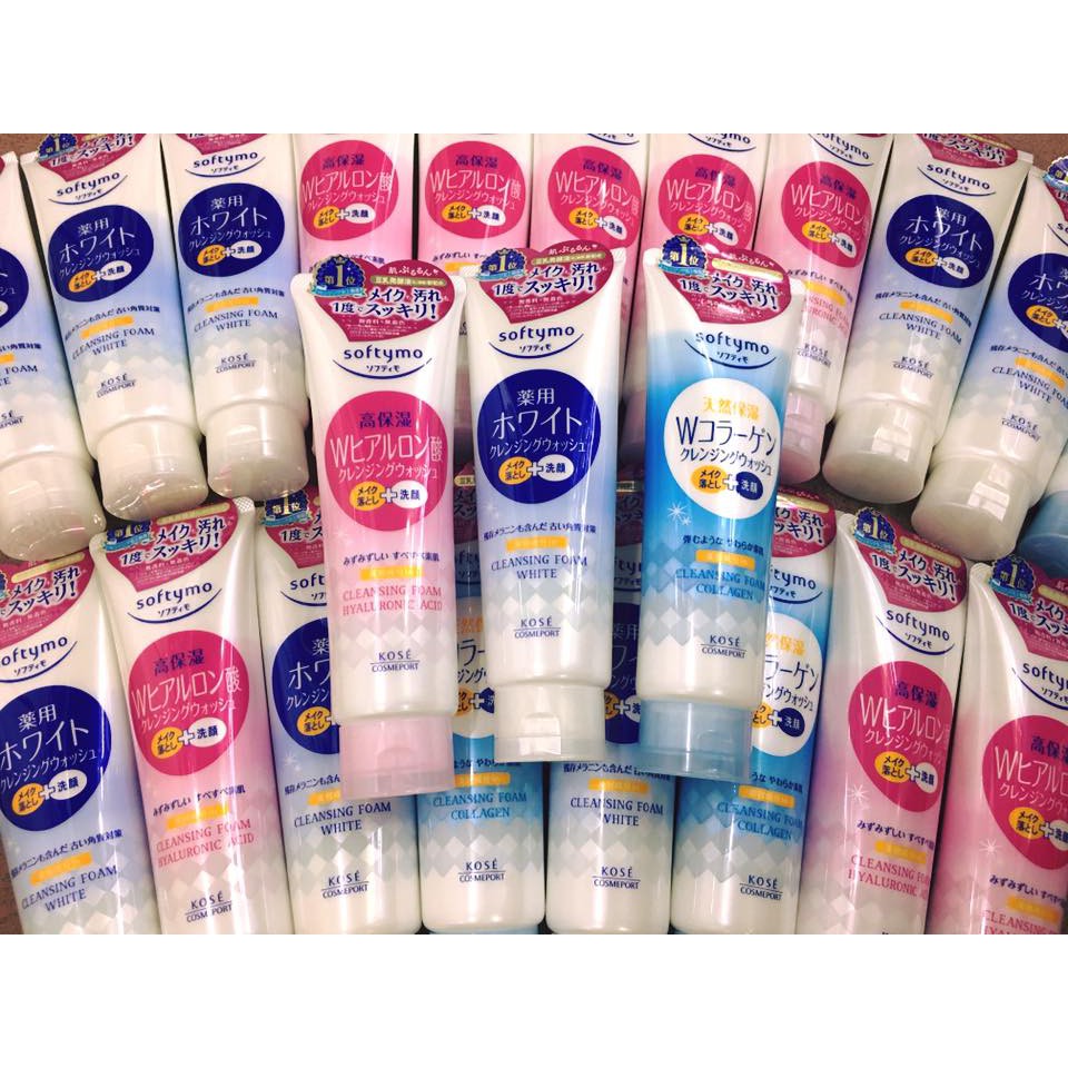 Sữa rửa mặt Kose Softymo Nhật Bản 220gr