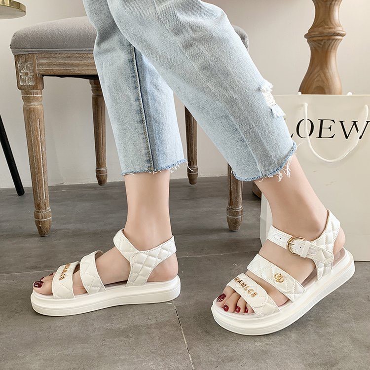 Giày Sandal Đế Đúc Da Chần Chỉ ( QUẢNG CHÂU ) 818