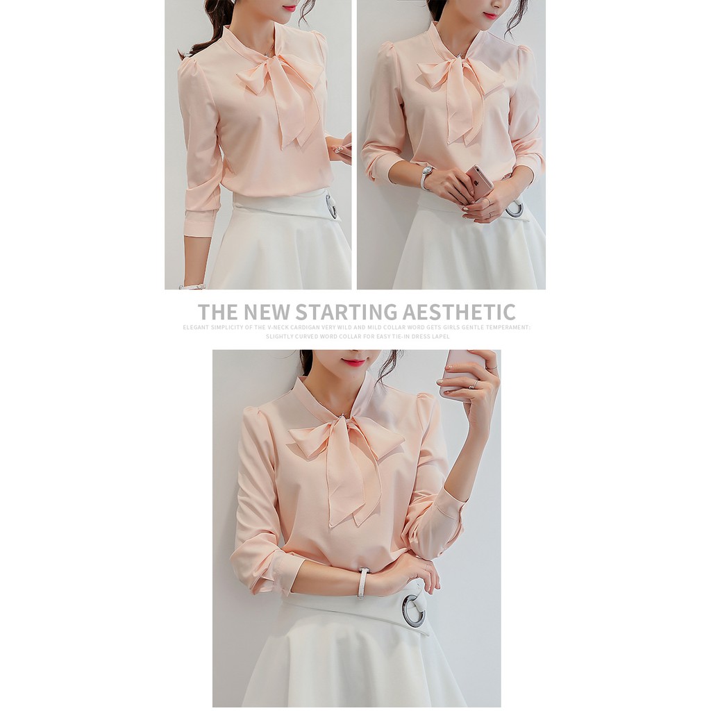 Áo sơ mi công sở nữ thiết kế trẻ trung chất liệu mát mẻ