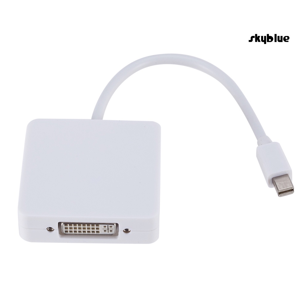 Cáp Chuyển Đổi 3 Trong 1 Từ Cổng Dp Sang Dvi Vga Hdmi Cho Macbook Thunderbolt