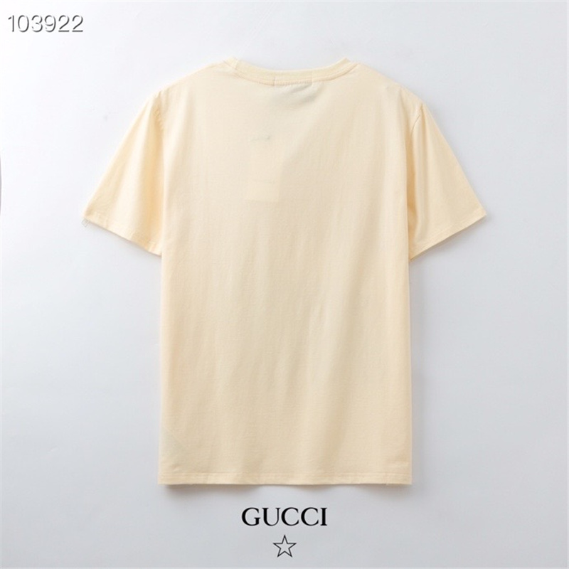 GUCCI Fashion casual round neck cotton couple short-sleeved T-shirt 2060#