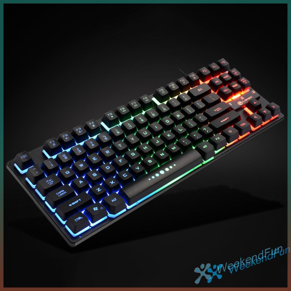 Bàn Phím Cơ Gaming K87 Có Dây 87 Phím với đèn nền RGB