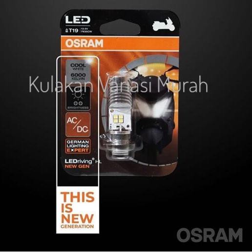 Osram Đèn Pha Led T19 H6 M5 K1 7735cw Chuyên Dụng Cho Xe Mô Tô